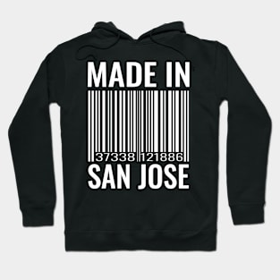 Made In San Jose Barcode Hoodie